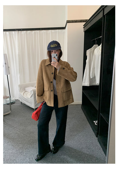 【H5483】實拍S~XL復古加厚水洗直筒牛仔褲251109