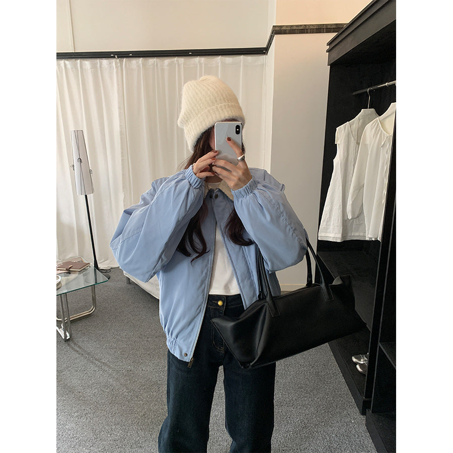 【H5489】實拍復古鋪棉保暖風衣外套251109