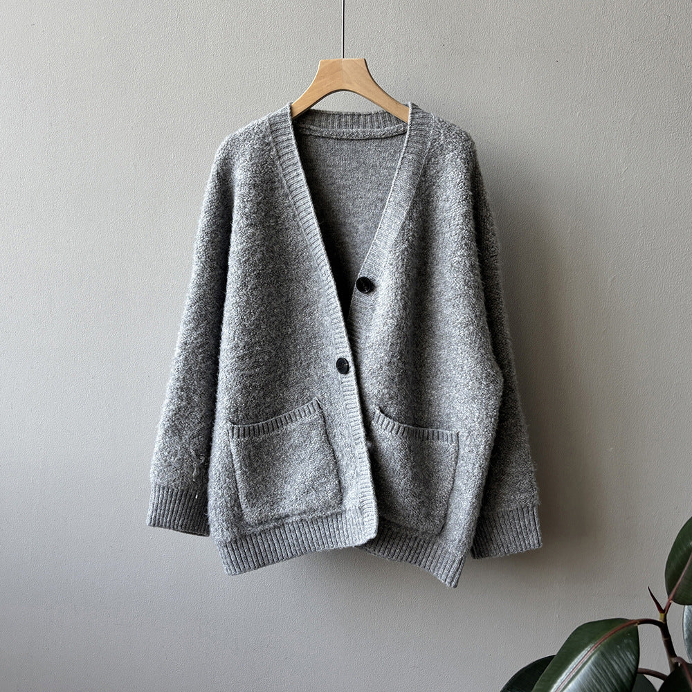 【Y237】實拍慵懶針織毛衣外套(含羊毛6%)251106