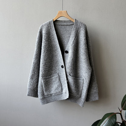 【Y237】實拍慵懶針織毛衣外套(含羊毛6%)251106