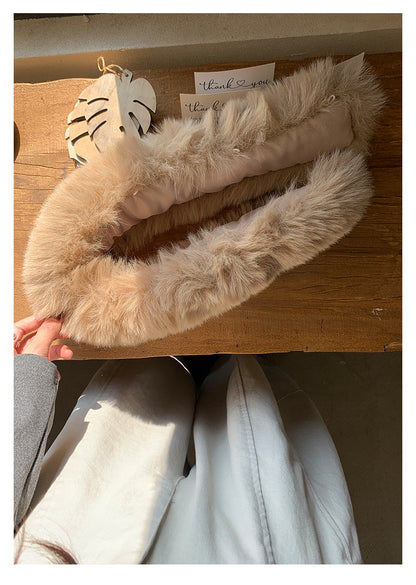 【H5501】實拍奶油風毛領連帽短款加厚棉服251118