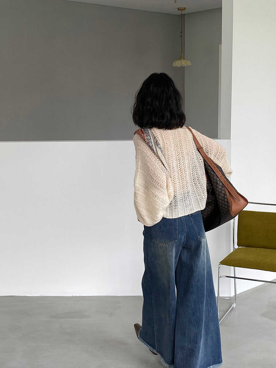 【cim0628】實拍温柔慵懒寬鬆針織薄罩衫（20羊毛）251114