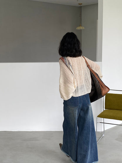 【cim0628】實拍温柔慵懒寬鬆針織薄罩衫（20羊毛）251114