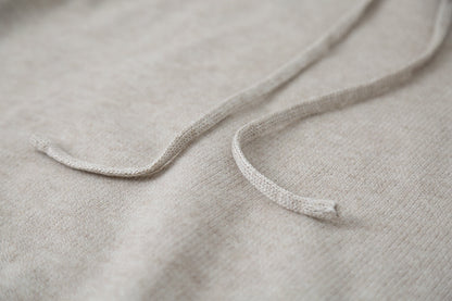 【LD3280】實拍慵懶小個子抽繩連帽針織毛衣251103