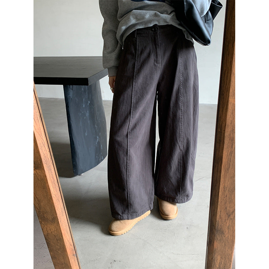 【H5519】實拍S~XL美式天絲棉厚款彎刀休閒褲251125