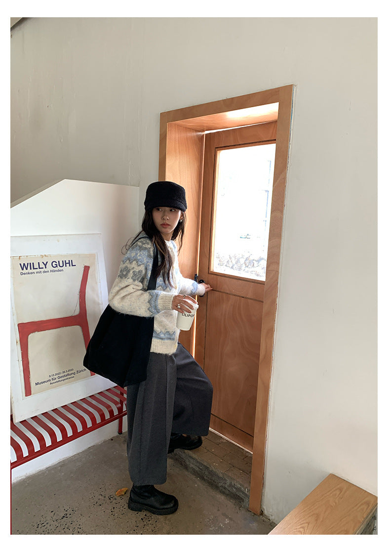 【H5450】實拍太温柔太美了～提花針織外套250923