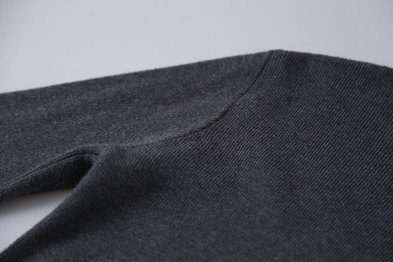 【LD11065】實拍半高領針織衫+針織背心251209