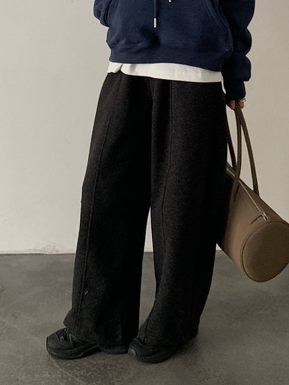 【LD11047】實拍休閒加絨加厚彎刀褲251202