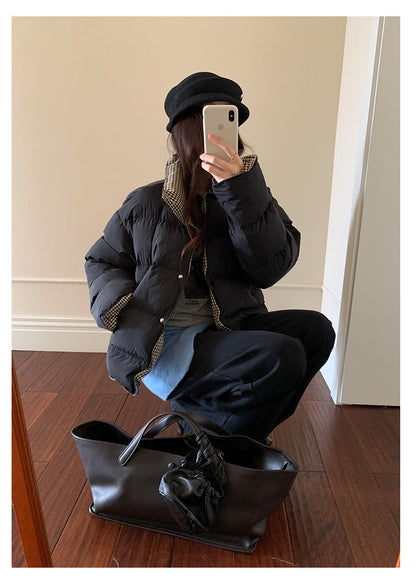 【H5499】實拍 復古磨毛狗狗印花長袖T恤251118