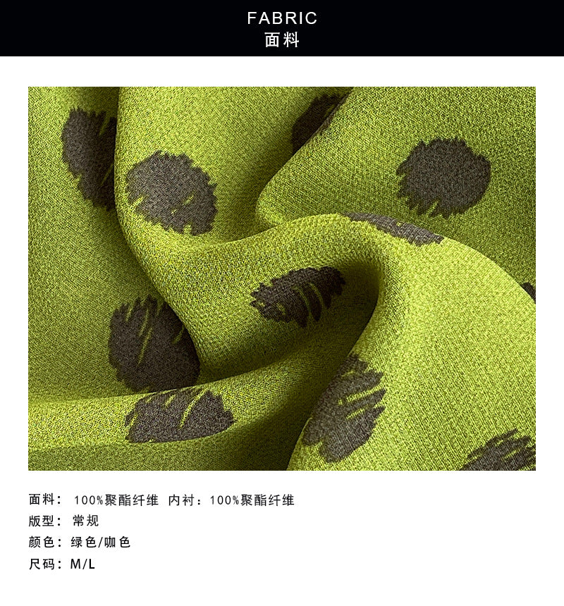 【cim26039】法式慵懶度假🌴輕盈飄逸雪紡波點百搭半身裙/長裙260723