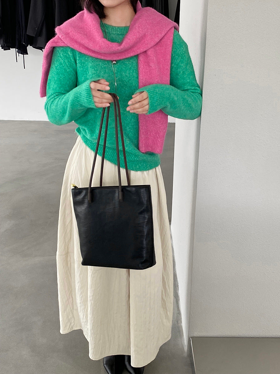 【cim5921】實拍冬季簡約保暖舒適針織毛衣（含羊毛5％）251114