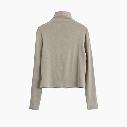 【LD11012】實拍加厚半高領6色打底長袖t恤251110