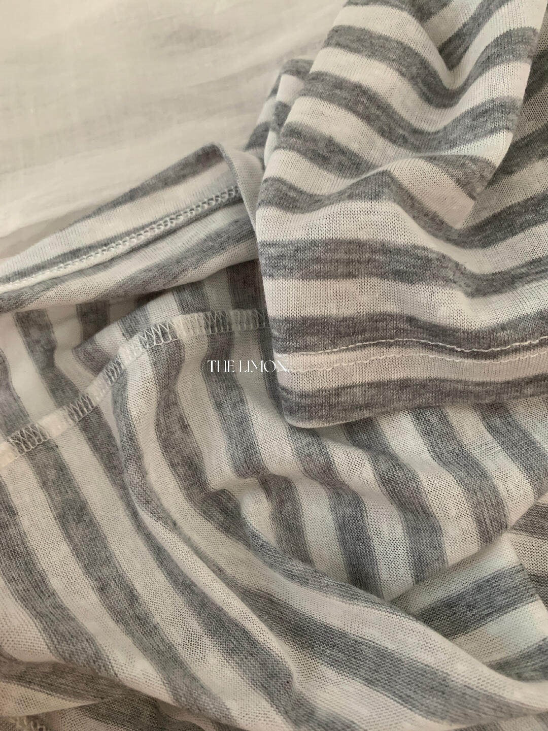 【L10695】韓系復古學院風🐎百搭親膚條紋小馬刺繡圓領短袖T恤260526