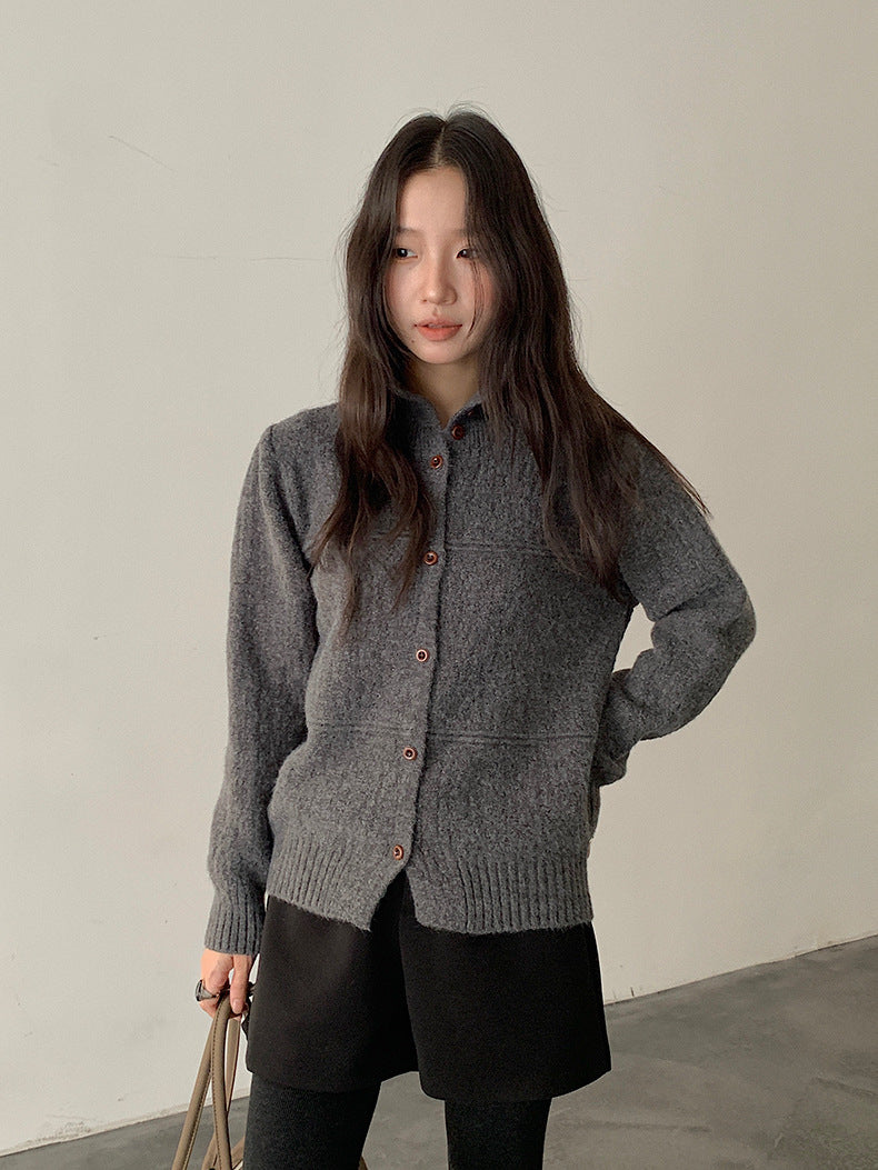 【LD11044】實拍厚款毛呢西裝短褲後鬆緊腰251202