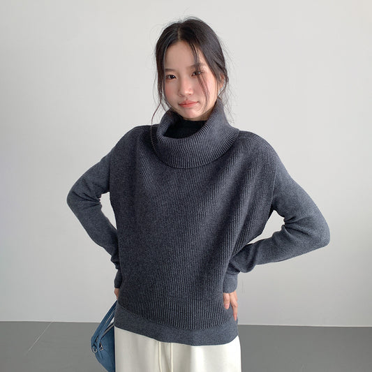 【LD11065】實拍半高領針織衫+針織背心251209