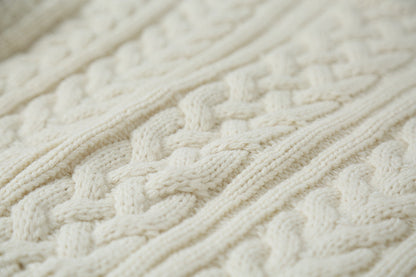 【LD11003】實拍冬季加厚麻花長袖圓領毛衣251110