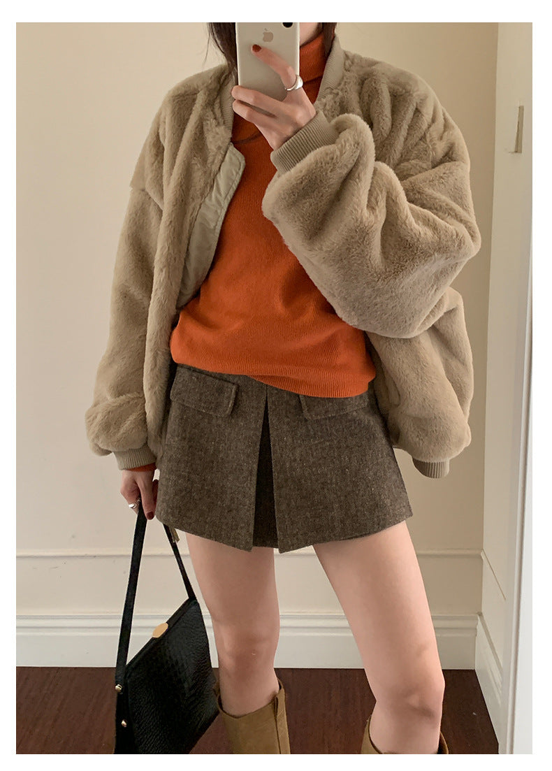 【H5525】實拍冬季7色高領毛織衫251125