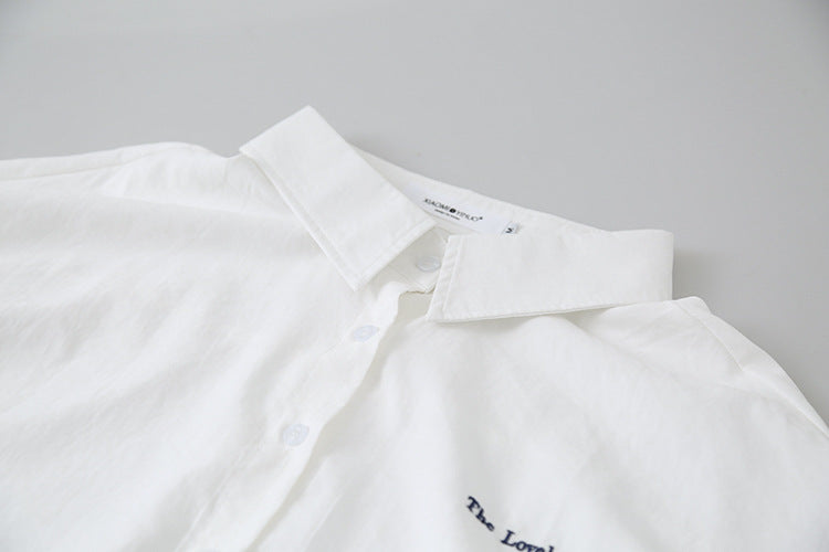 【LD2054】實拍麂皮絨感刺繡襯衫251103