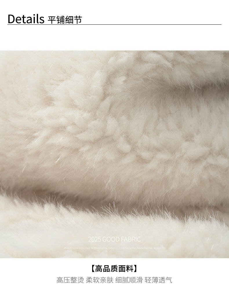 【H5506】實拍 溫柔輕奢皮毛一體保暖仿皮草大衣外套251118