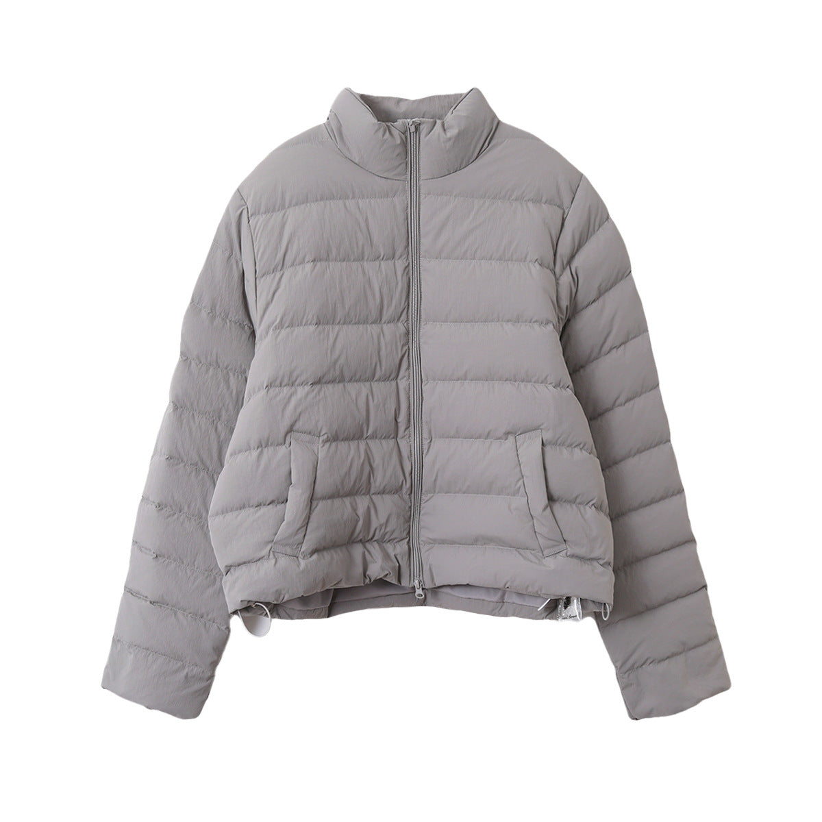 【LD11067】實拍簡約設計保暖立領含絨棉服外套（白鴨絨50%)
251209