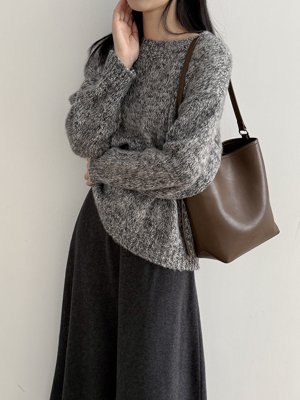 【Y2530】實拍冬季雜色古着針織毛衣(含羊毛6%)251106