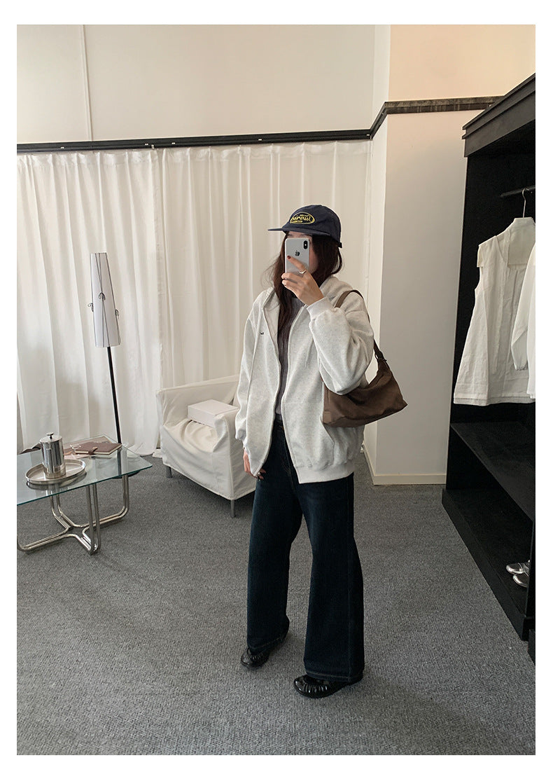 【H5483】實拍S~XL復古加厚水洗直筒牛仔褲251109