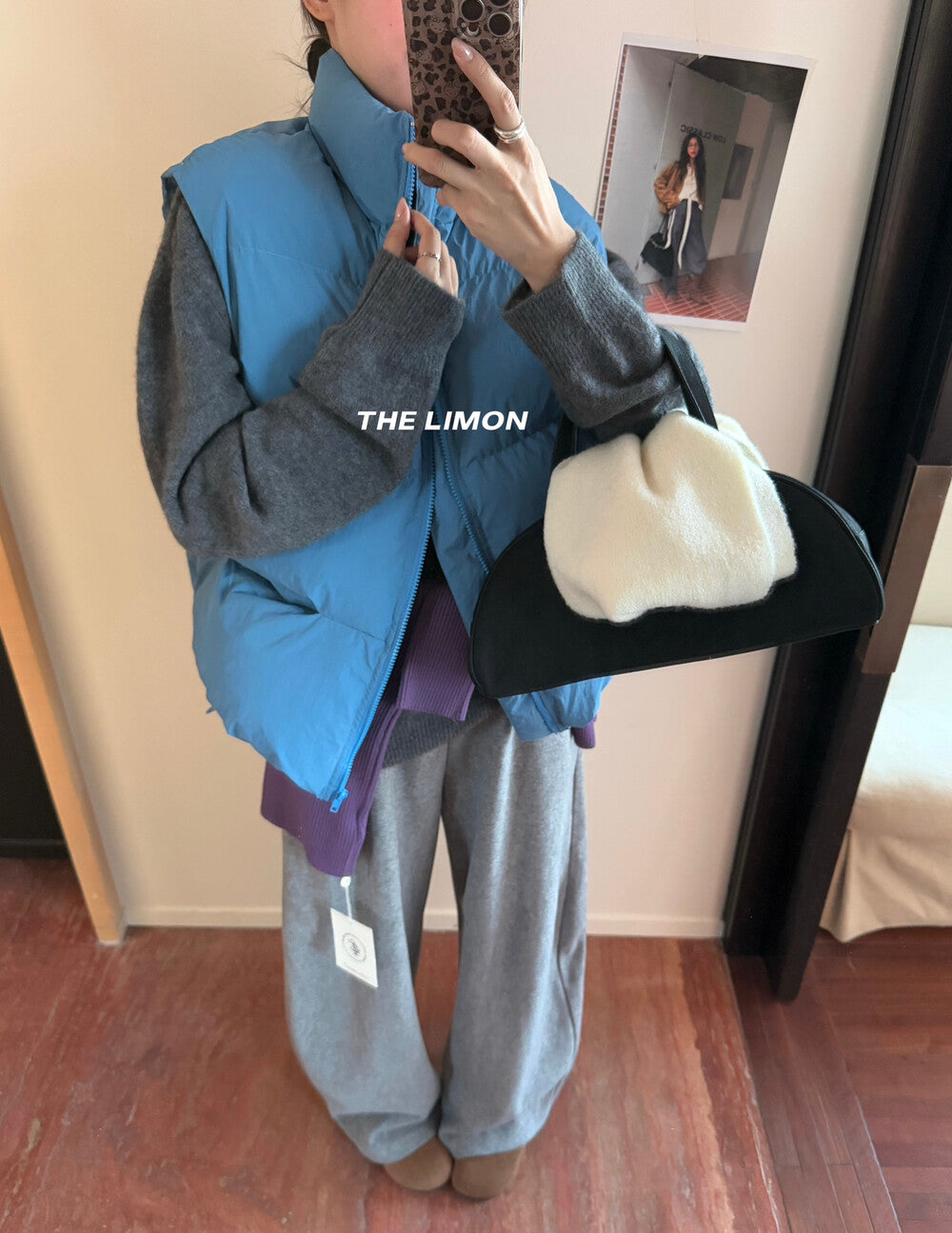 【L9309】實拍檸檬秋冬基礎款寬鬆百搭口袋拉鍊背心（內裡鋪棉）251117
