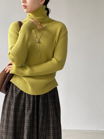 【cimz1388】實拍高領加厚高級感針織毛衣251128