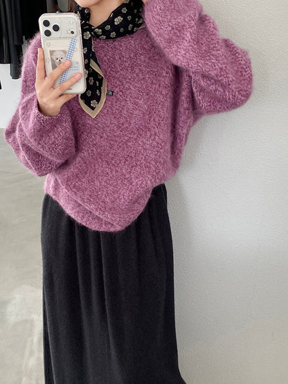 【cimz1373】實拍黑標奢柔雲朵 95羊毛5羊絨慵懶加厚針織毛衣251128