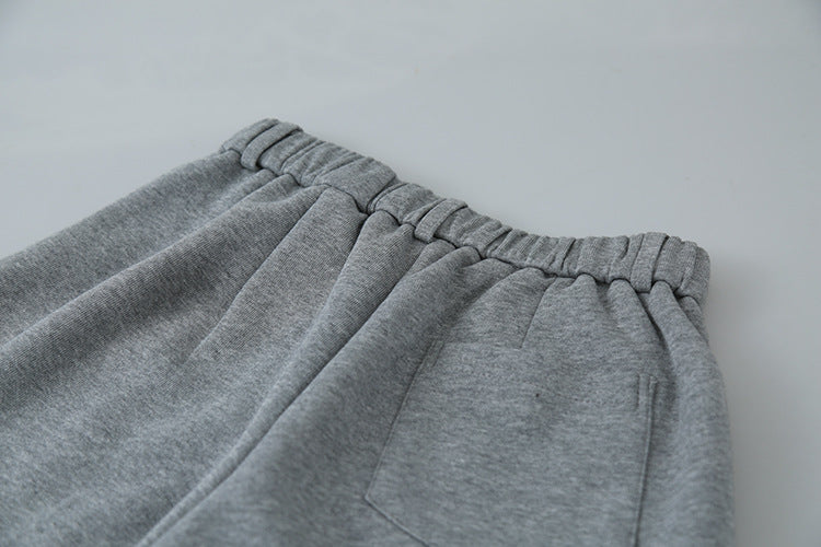 【LD3303】實拍冬季大碼加厚衞褲彎刀褲(後鬆緊腰）251103