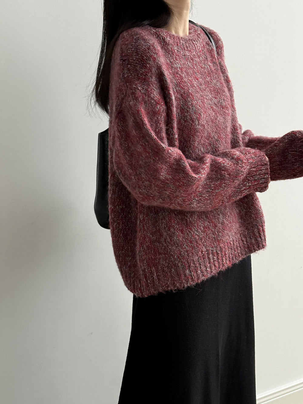 【Y2530】實拍冬季雜色古着針織毛衣(含羊毛6%)251106