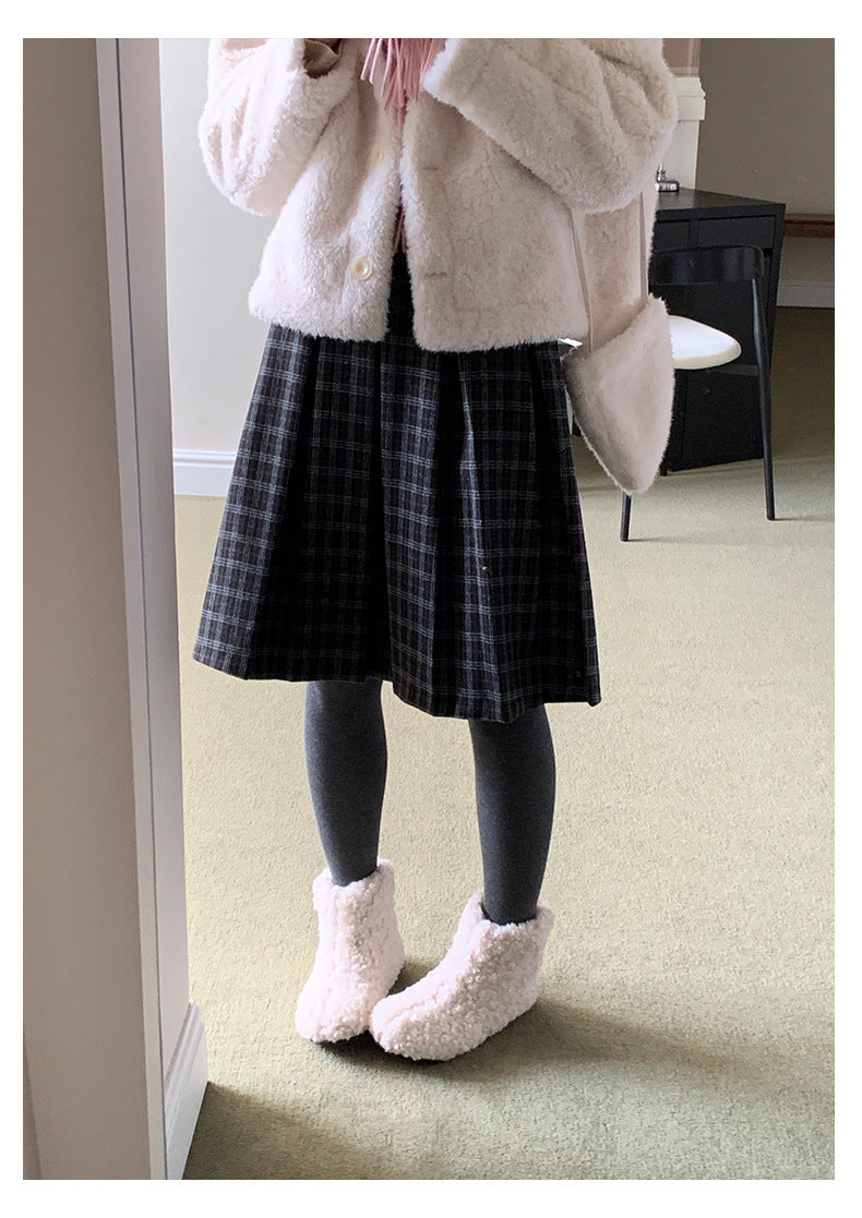 【H5504】實拍高腰收腹彈性超顯瘦連腳內搭褲一般款/加厚款251118