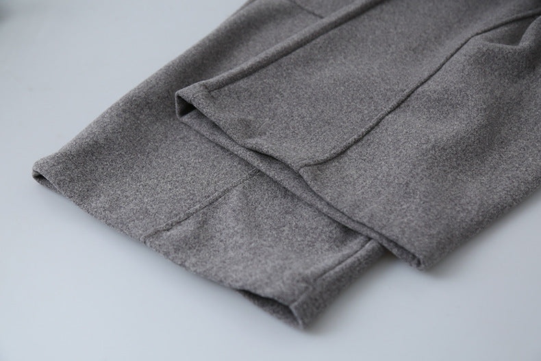 【LD11047】實拍休閒加絨加厚彎刀褲251202