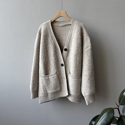 【Y237】實拍慵懶針織毛衣外套(含羊毛6%)251106