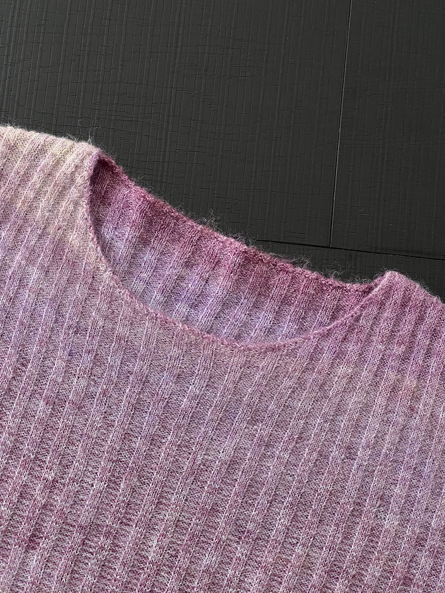 【cim0679】實拍韓國彩虹漸變長袖針織衫（羊毛11%)251114