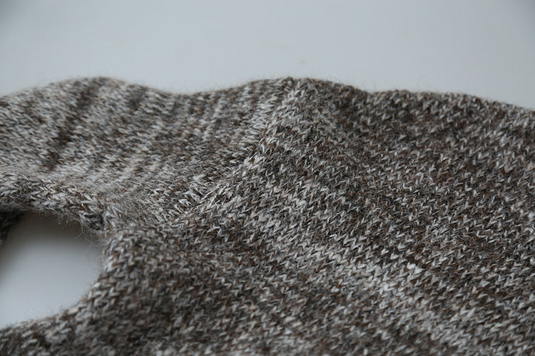 【LD3296】實拍輕奢復古寬翻領厚實針織外套＋針織包251103