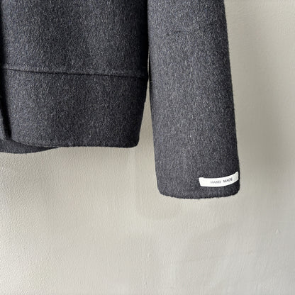 【Y8522】實拍高單氣質簡約綿羊毛呢外套（棉羊毛52%)251106