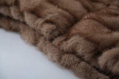 【LD11042】實拍皮毛一體立領拉鍊背心外套251202