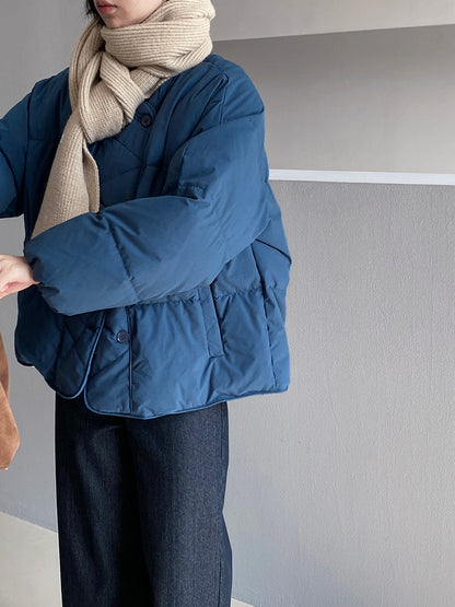 【cimz1010】實拍冬日温暖加厚90％白鴨絨羽絨外套大衣251128