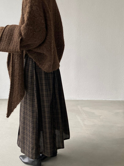 【cimz0672】實拍細緻閃亮針織毛衣+圍巾251128