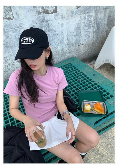 【H5387】實拍韓版設計顯瘦開叉裙褲(內有安全褲）250902