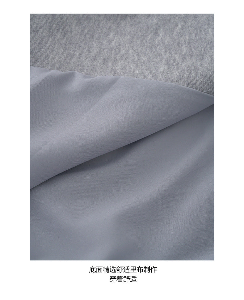 【H5408】實拍早秋休閒刺繡連帽衞衣250909