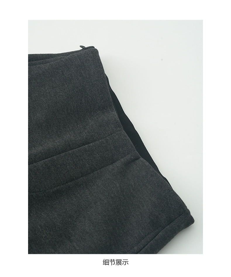 【H5517】實拍超級瘦高腰加絨厚款氣質喇叭褲251125