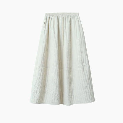 【LD11017】實拍日系加厚棉感保暖高腰花苞裙（左右有口袋）251110