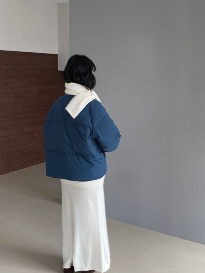 【cimz1010】實拍冬日温暖加厚90％白鴨絨羽絨外套大衣251128