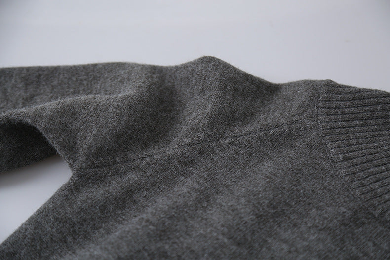 【LD11062】實拍慵懶高級感北極融針織毛衣（可拉一字肩）251209