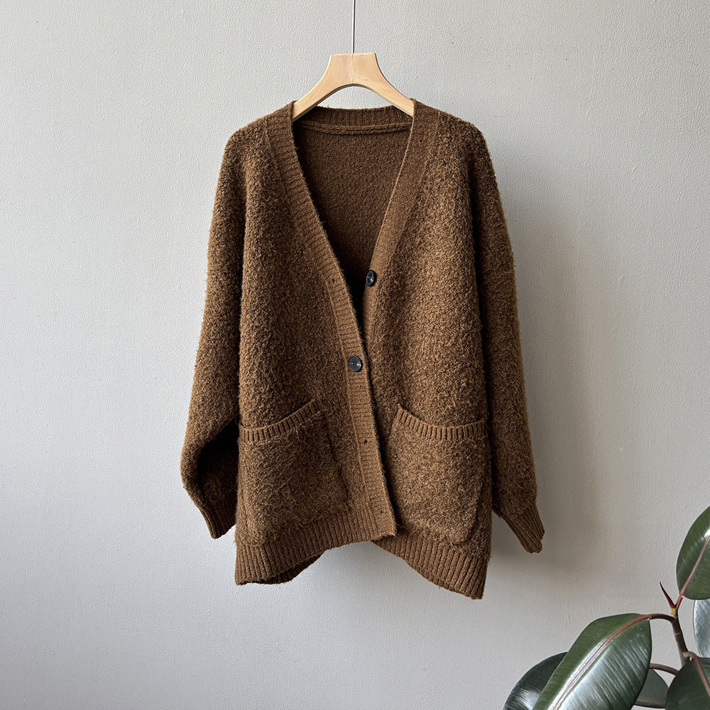 【Y237】實拍慵懶針織毛衣外套(含羊毛6%)251106