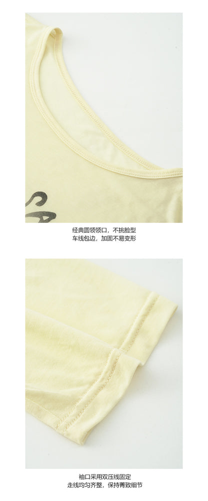 【H5178】實拍夏天印花寬鬆圓領防曬罩衫250415
