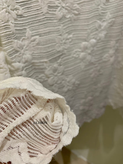 【L9320】實拍檸檬秋冬浪漫內搭立領長袖蕾絲衫251117