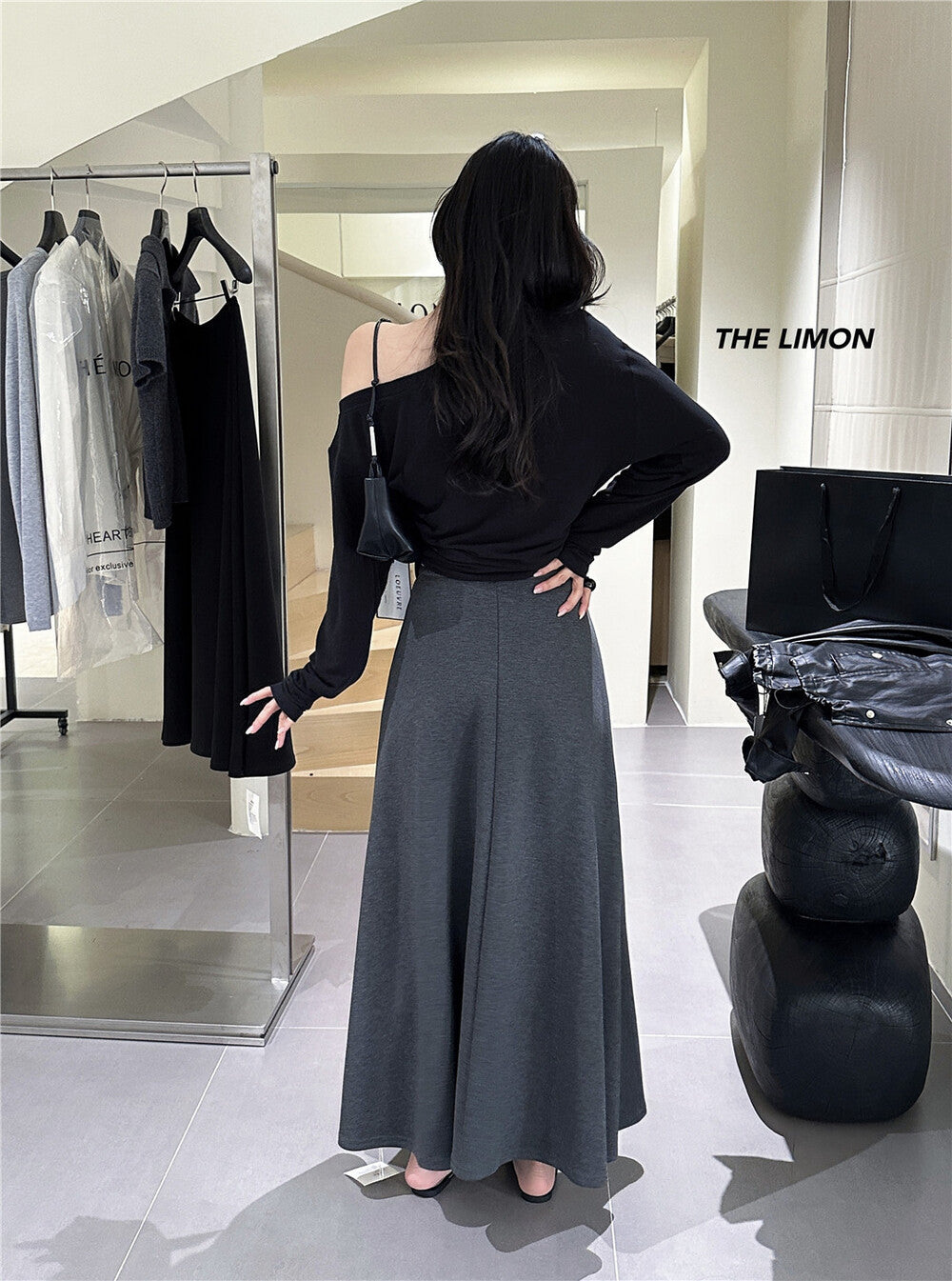 【L1130】實拍檸檬休閒顯瘦空氣棉A字裙251117